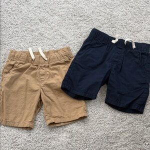 H&M Tan and Navy Kids Shorts, 3T